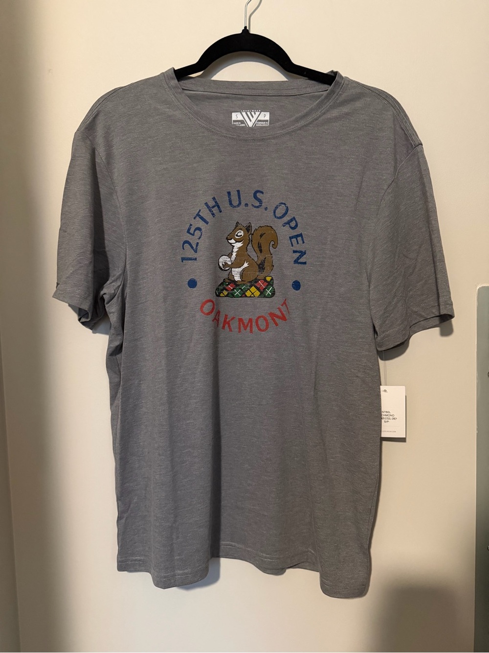 125th U.S. Open Oakmont Gray Graphic T-Shirt